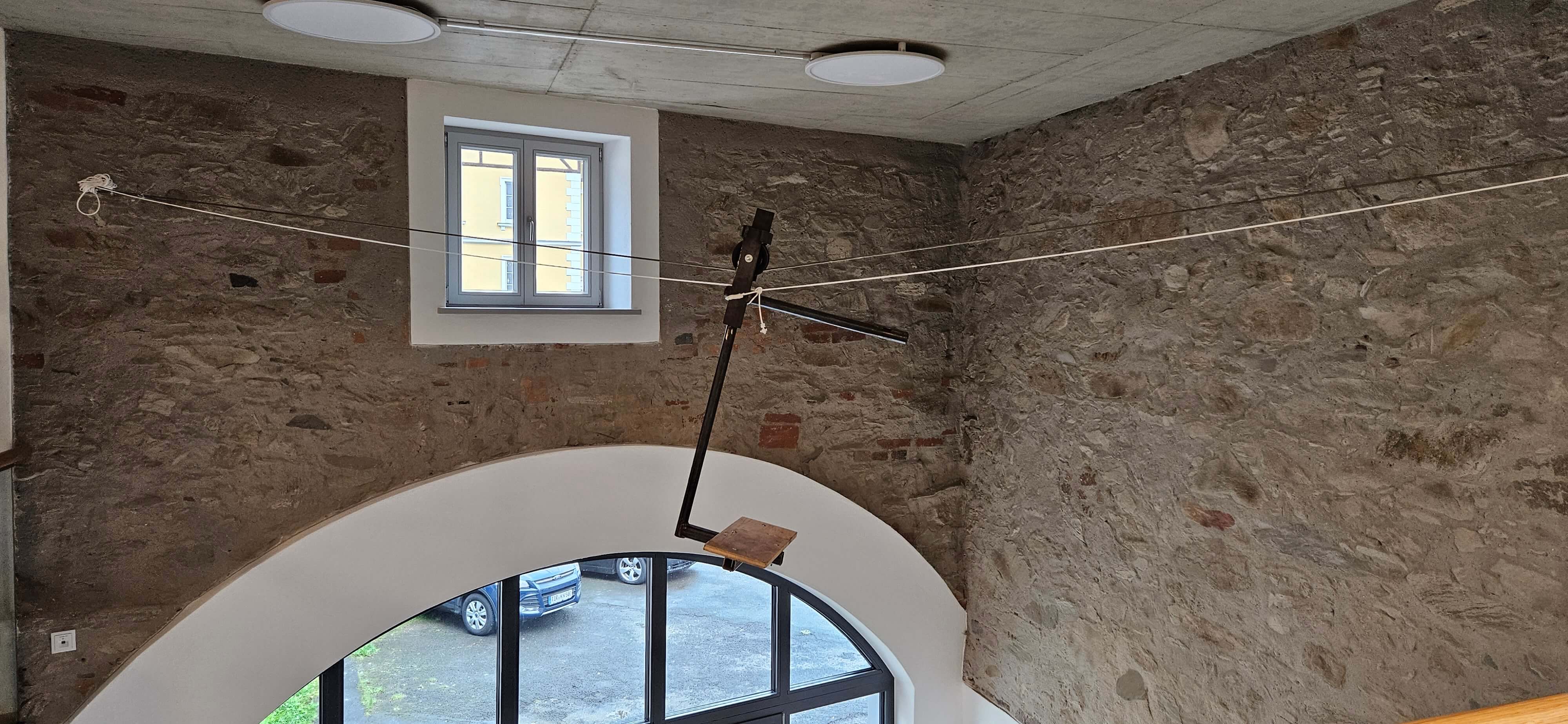 Innenansicht des Grenzmuseums Schirnding – Dauerausstellung Bundesgrenzschutz